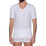 Weiße Hanro V-Ausschnitt T-Shirts für Herren Größe XXL 