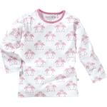 Langärmelige Bio langarm Unterhemden für Kinder mit Vogel-Motiv aus Jersey maschinenwaschbar für Mädchen Größe 98 