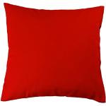 Rote Bestickte Moderne Hans-Textil-Shop Quadratische Dekokissenbezüge mit Reißverschluss aus Baumwolle maschinenwaschbar 40x40 