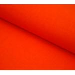 Stoff Meterware Orange Baumwolle Linon (Einfarbig, Uni, Schadstoffgeprüft, Pflegeleicht, ca 140 g/qm, ca. 145 cm breit, 1 Meter)