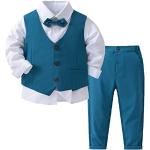 Blaue Elegante Taufanzüge Handwäsche für Jungen Größe 80 
