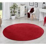 Reduzierte Rote Hanse Home Runde Runde Teppiche 200 cm aus Stoff 