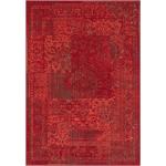 Rote Vintage Hanse Home Rechteckige Kurzflorteppiche aus Kunstfaser 120x170 
