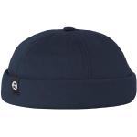 Blaue Bio Snapback-Caps mit Klettverschluss aus Baumwolle für Herren Einheitsgröße für den für den Sommer 