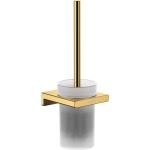 Goldene Moderne Hansgrohe WC Bürstengarnituren & WC Bürstenhalter aus Glas 