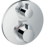 hansgrohe Ecostat S Brause Thermostat 15757000 Unterputz Thermostat, für 1 Verbraucher, chrom