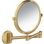 Goldene Hansgrohe Axor Runde Schminkspiegel & Kosmetikspiegel aus Metall vergrößernd 