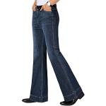 Dunkelblaue Vintage Slim Fit Jeans aus Baumwollmischung für Herren Größe M 