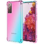 Reduzierte Rosa Samsung Galaxy S20 FE Hüllen Art: Bumper Cases durchsichtig aus Silikon stoßfest 