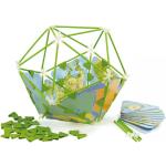 Globen mit Weltkartenmotiv aus Bambus 