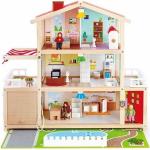 Bunte HAPE Puppenhäuser Villa aus Holz für Mädchen für 3 - 5 Jahre 