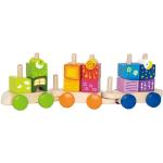 Hape Spielzeug-Eisenbahn, (Set, 17-tlg), mit Fantasiebausteinen, bunt