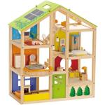 Reduzierte Bunte HAPE Puppenhäuser aus Holz für Jungen 35-teilig für 3 - 5 Jahre 