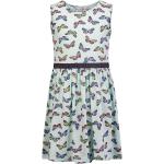 Reduzierte Mintgrüne Rundhals-Ausschnitt Kinderkleider aus Baumwolle für Mädchen Größe 122 