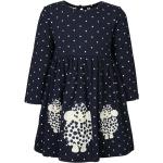 Reduzierte Gepunktete Langärmelige Happy Girls Kinderkleider mit Ärmeln mit Knopf aus Jersey für Mädchen Größe 104 