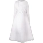 Reduzierte Weiße Blumenmuster Elegante Happy Girls Kinderkleider mit Bolero aus Polyester für Mädchen Größe 122 