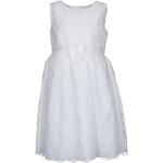 Weiße Bestickte Ärmellose Happy Girls Kinderfestkleider mit Pailletten mit Reißverschluss aus Polyester für Mädchen Größe 122 für den für den Sommer 