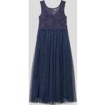 Reduzierte Marineblaue Happy Girls Kinderkleider aus Polyester für Mädchen Größe 152 