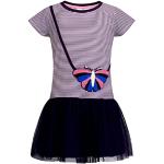 Reduzierte Marineblaue Happy Girls Kinderkleider aus Baumwolle für Mädchen Größe 128 