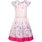 Reduzierte Rosa Blumenmuster Happy Girls Blumenkleider für Kinder & Blümchenkleider für Kinder aus Baumwolle für Mädchen Größe 146 