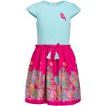 Pinke Happy Girls Kinderkleider mit Tiermotiv aus Baumwolle für Mädchen Größe 92 