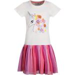 Reduzierte Weiße Happy Girls Mini Minikleider für Kinder & kurze Kinderkleider aus Baumwollmischung für Mädchen 