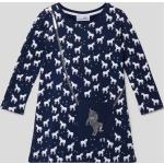 Reduzierte Marineblaue Happy Girls Kindersweatkleider aus Baumwolle für Mädchen Größe 128 
