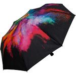 Schwarze Happy Rain Taschenschirme aus Polyester für Damen 