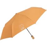 Orange Unifarbene Happy Rain Damenregenschirme & Damenschirme 