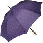 Blaue Gepunktete Happy Rain Herrenregenschirme & Herrenschirme für den für den Herbst 