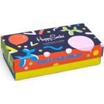 Happy Socks Happy Birthday Gift Set 3-Pack Unisex Geschenks-Socken mehrfarbig, Gr. 36-40 EU