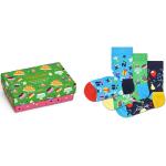Happy Socks Happy Birthday Kids Gift Box 3-Pack Kinder Geschenk-Socken mehrfa..., Gr. 22-24 EU / 12-24 Months