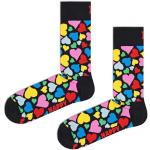 Reduzierte Rosa Happy Socks Heart Herrensocken & Herrenstrümpfe Größe 43 