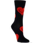 Reduzierte Schwarze Happy Socks Heart Herrensocken & Herrenstrümpfe aus Polyamid Größe 39 