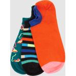 Reduzierte Petrolfarbene Happy Socks Herrensneakersocken & Herrenfüßlinge aus Baumwollmischung Größe 43 3-teilig 