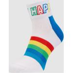 Weiße Happy Socks Herrensneakersocken & Herrenfüßlinge aus Baumwollmischung Größe 43 