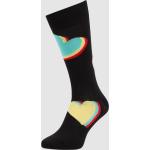 Reduzierte Schwarze Happy Socks Herrensocken & Herrenstrümpfe aus Baumwollmischung Größe 43 