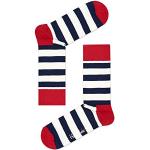 Rote Gestreifte Happy Socks Multi Ringelsocken für Herren Größe 39 