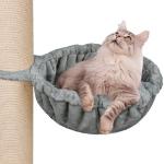 Graue Happy Pet Kratzbäume Deckenspanner aus Stoff 