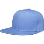 Reduzierte Himmelblaue Unifarbene Hip Hop Snapback-Caps für Herren 