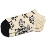 Beige Unifarbene Happy Socks Herrensocken & Herrenstrümpfe Größe 43 