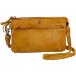 Gelbe Harbour 2nd Mini Handtaschen mit Reißverschluss aus Leder mit Handyfach für Damen 