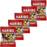 Reduzierte Haribo Color-Rado Weingummis 5-teilig 