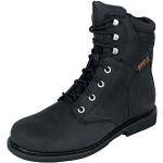 Reduzierte Schwarze HARLEY-DAVIDSON Darnel Low Sneaker aus Glattleder für Herren Größe 46 mit Absatzhöhe bis 3cm 