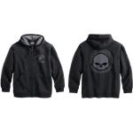 Harley-Davidson Men's Hooded Skull Sweatshirt Gr. 3XL - Herren Hoodie, Grau