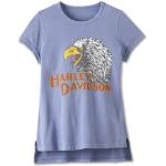Blaue HARLEY-DAVIDSON T-Shirts für Damen Größe XL 