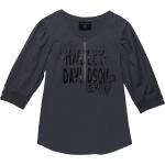 Blaue HARLEY-DAVIDSON Pride T-Shirts für Damen Größe M 