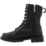 Harley Davidson Womens Balsa Black Leather Boots 38 EU