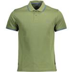 Grüne Bestickte Kurzärmelige HARMONT&BLAINE Herrenpoloshirts & Herrenpolohemden mit Knopf Größe 3 XL 