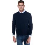 Reduzierte Blaue HARMONT&BLAINE Rundhals-Ausschnitt Kaschmir-Pullover aus Wolle Handwäsche für Herren Größe 4 XL 